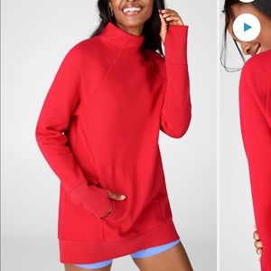 Fabletics Persimmon Zaylee Funnel Neck Tunic II